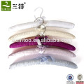 low price hot sale padded hanger fabric cotton hanger